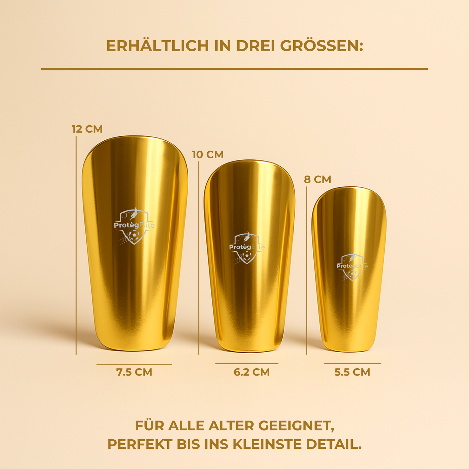 Mini-Schienbeinschoner – Glanz-Edition